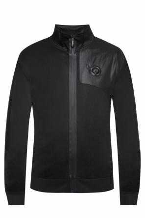 Bluza z kołnierzem z logo, zdjęcie 1 Bluza z kołnierzem z logo od Plein Sport